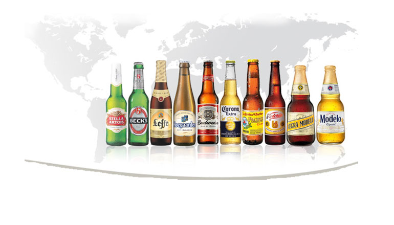 AB InBev controlará 31 por cento das vendas de cerveja no mercado mundial