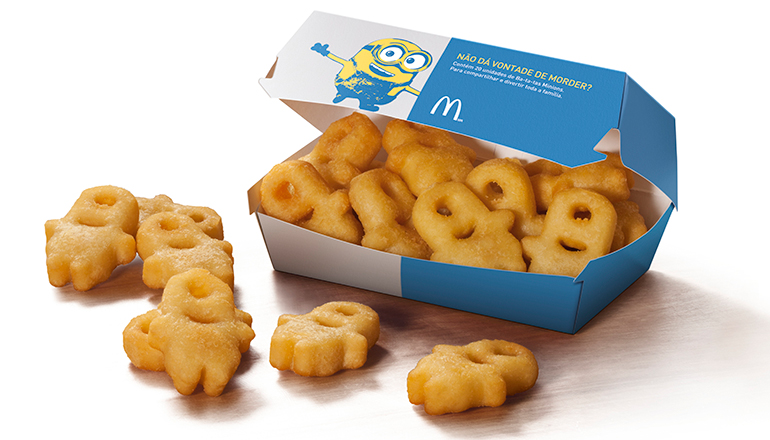 McCain desenvolve batatas inspiradas nos Minions para o McDonalds 
