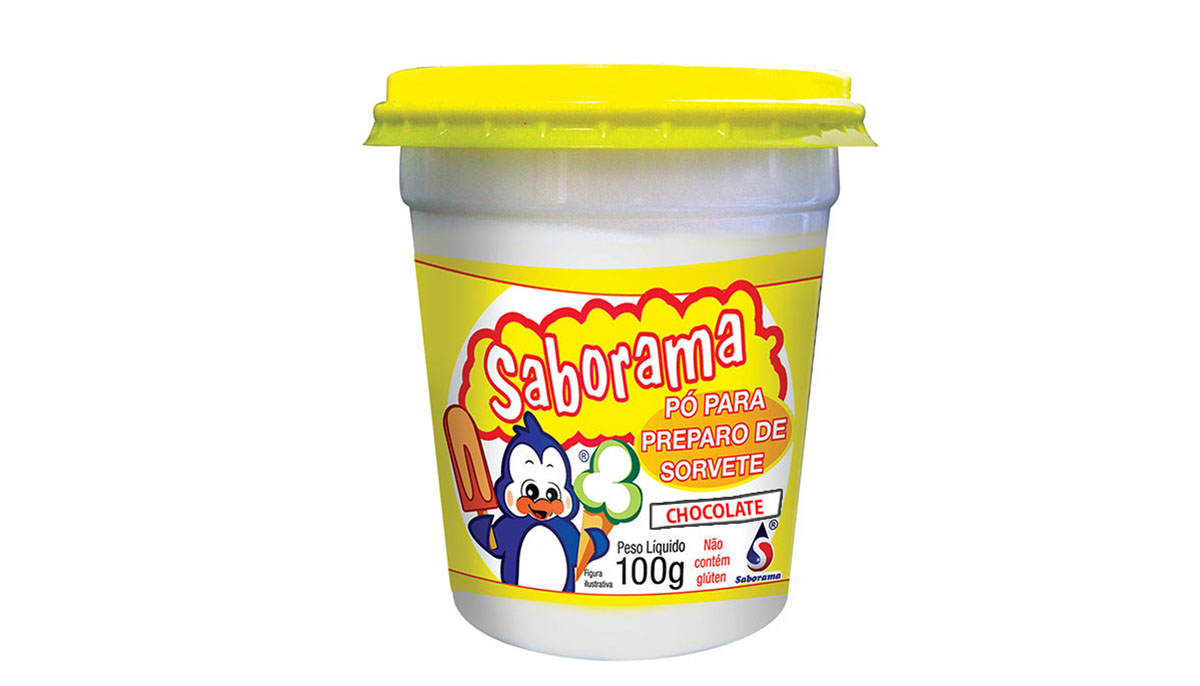 Saborama apresenta linha de pó para sorvete