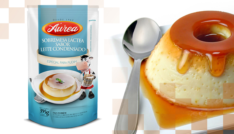 Áurea Alimentos lança sobremesa láctea sabor leite condensado 