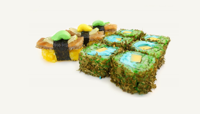 Rede Max Sushi cria especialidades em verde e amarelo