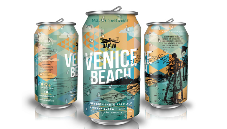 Venice Beach será a primeira lata de 350ml envasada por uma cervejaria artesanal brasileira